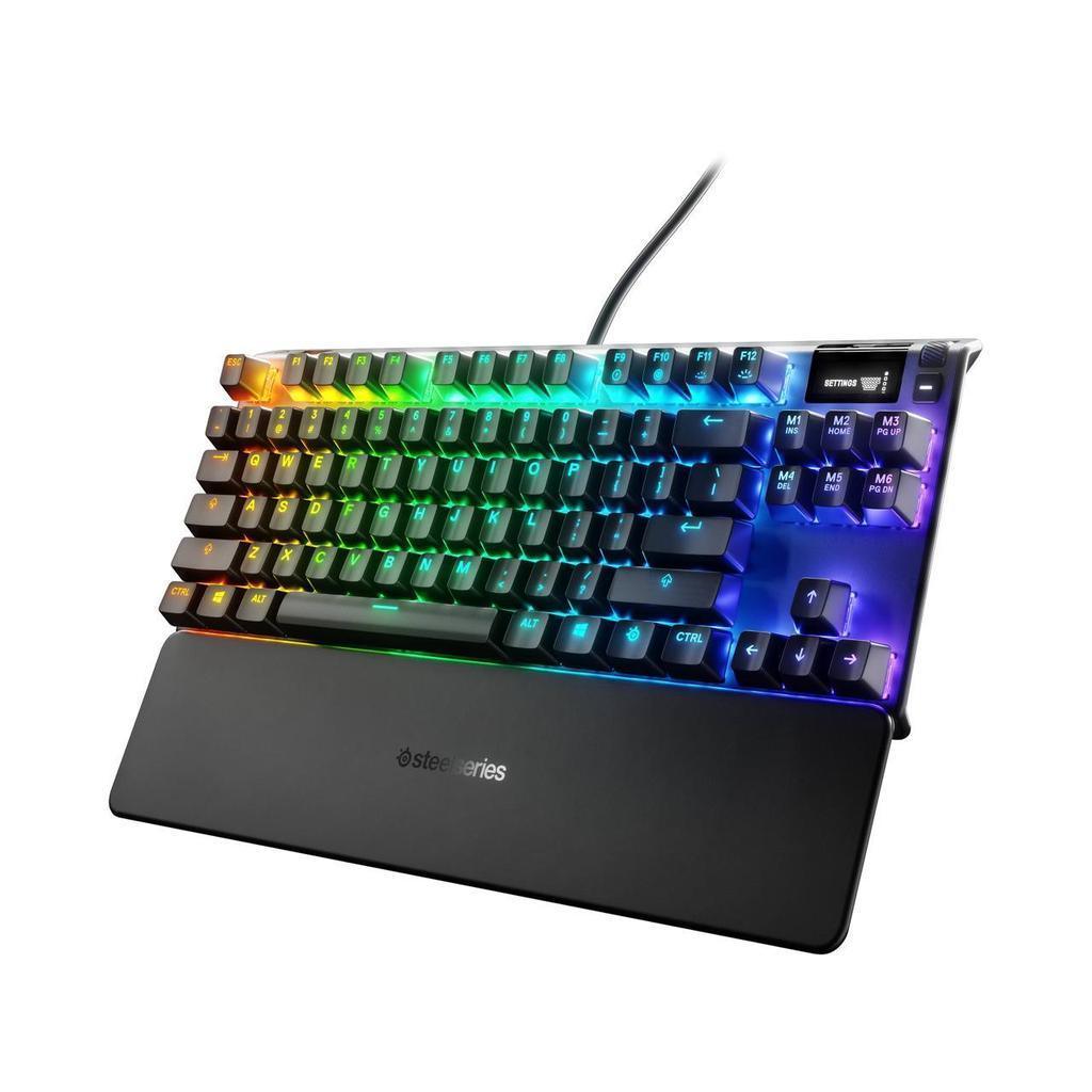 Steelseries Keyboard QWERTY Backlit Keyboard Apex 7 TKL 64747 Refurbished - SteelSeries refurbished available on Backmarket