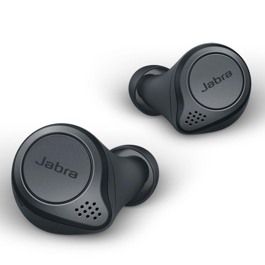 Jabra Elite Active 75T Earbud Noise-Cancelling Bluetooth Earphones - Gray Reconditionné - Jabra refurbished available on Backmarket