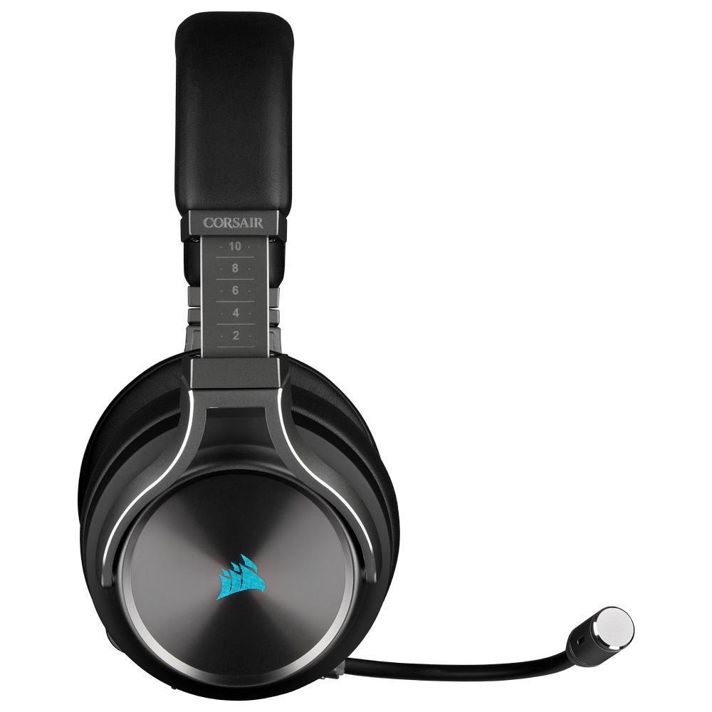 Corsair Virtuoso RGB Noise cancelling Gaming Headphone Bluetooth with microphone - Black Reconditionné - Corsair refurbished available on Backmarket