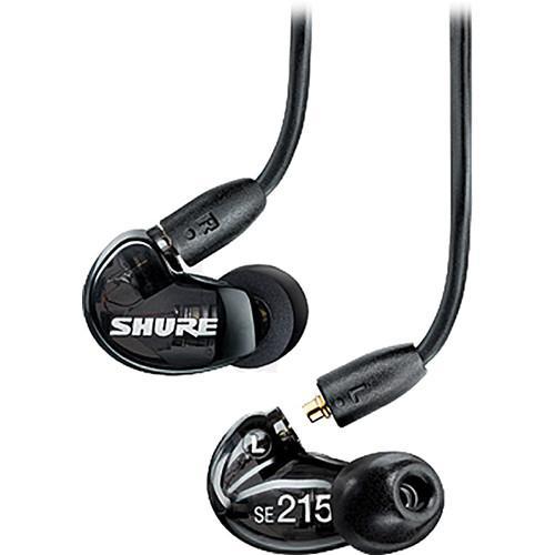 Shure SE215-K-E Earbud Earphones - Black Refurbished - Shure refurbished available on Backmarket