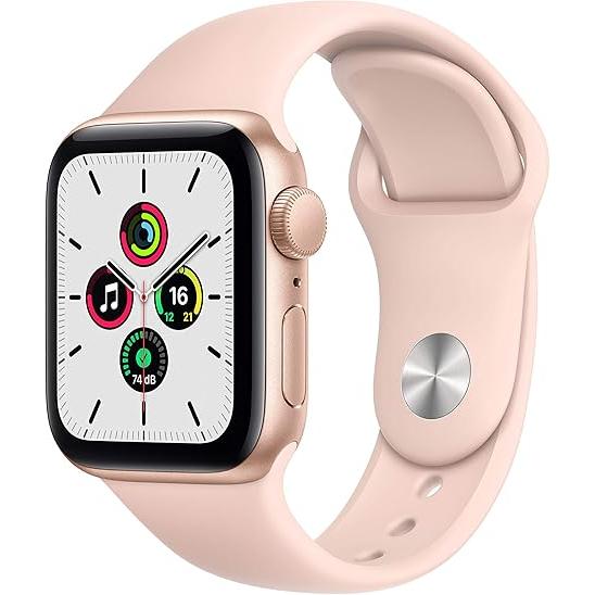Apple Watch Series SE 1 (2020) GPS 40 mm - Aluminium Gold - Sport band Pink Refurbished - Apple refurbished available on Backmarket