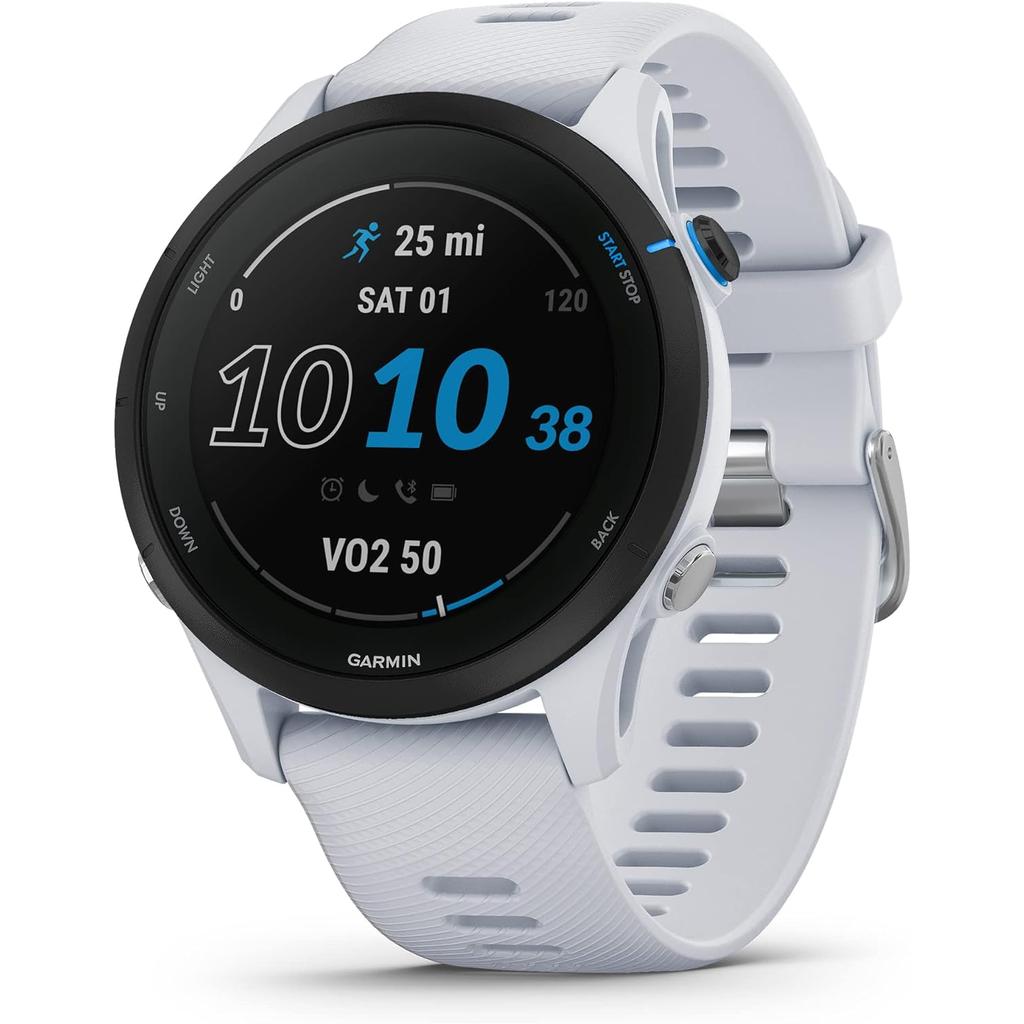Garmin Forerunner 255 Bluetooth 46 mm - White Refurbished - Garmin refurbished available on Backmarket