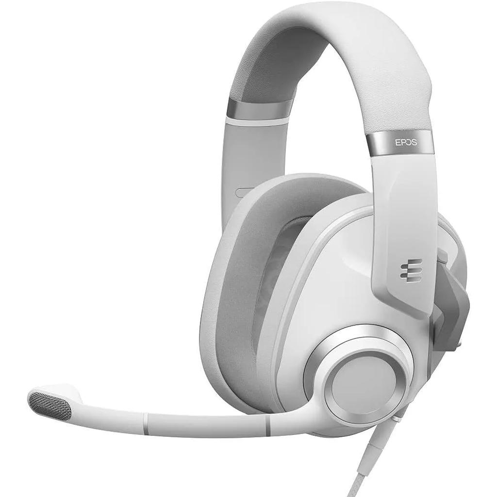 Epos H6PRO Noise cancelling Gaming Headphone with microphone - White Refurbished - Epos est une marque connue, mais il est possible qu'il refurbished available on Backmarket