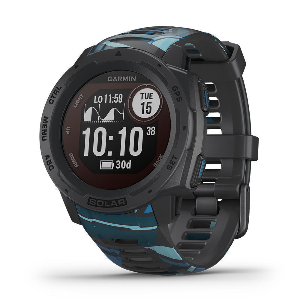 Garmin Instinct Solar Surf Bluetooth 45 mm - Blue Refurbished - Garmin refurbished available on Backmarket