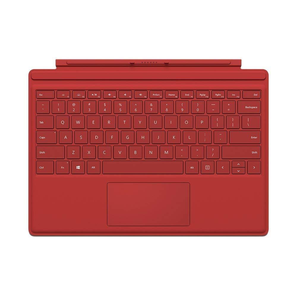 Microsoft Keyboard QWERTY Wireless Type Cover for Surface Pro - Red Refurbished - Microsoft refurbished available on Backmarket