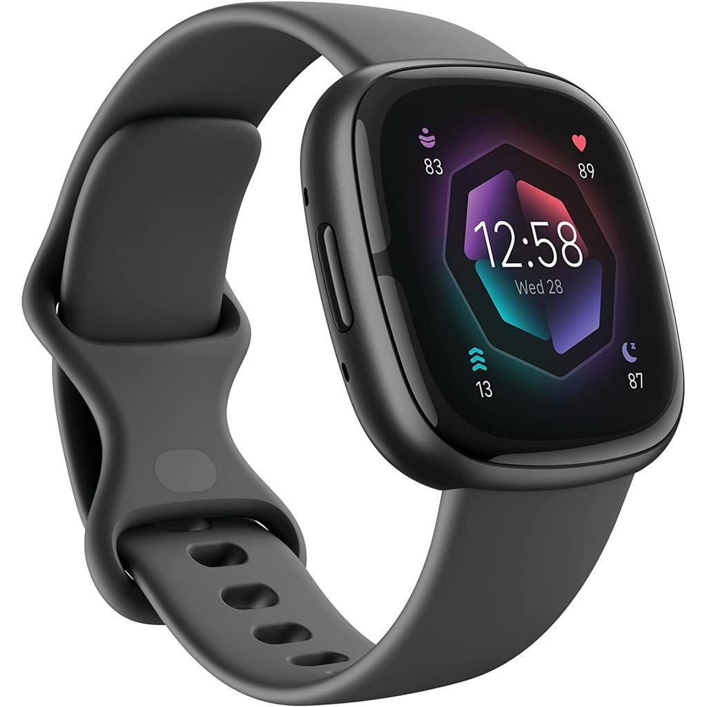 Fitbit Smart Watch Sense 2 HR GPS - Black Reconditionné - Fitbit refurbished available on Backmarket