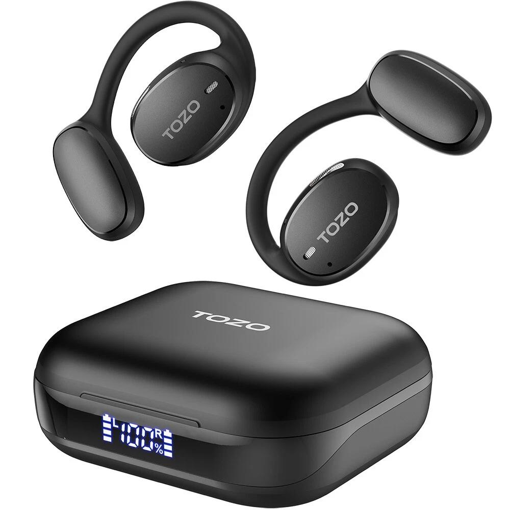 TOZO OpenEgo Earbud Noise-Cancelling Bluetooth Earphones - Black Refurbished - undefined refurbished available on Backmarket