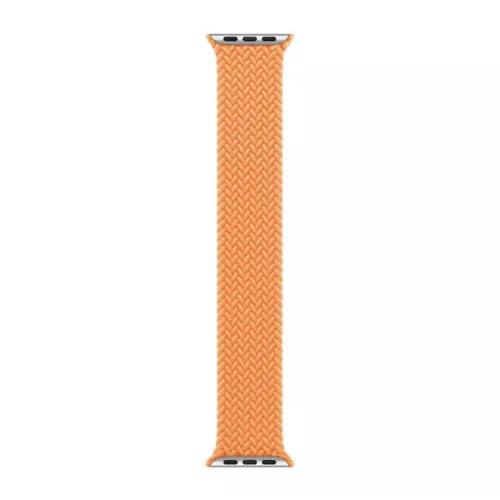 Apple Watch Braided Solo Loop 45mm - Bright Orange - Size 8 Refurbished - Apple refurbished available on Backmarket