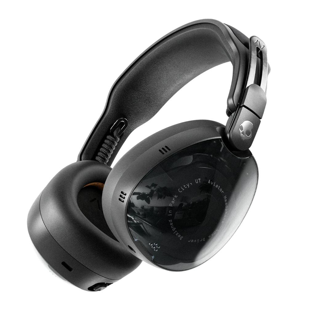 Skullcandy Aviator 900 Anc Noise cancelling Headphone Bluetooth with microphone - Black Refurbished - Skullcandy refurbished available on Backmarket