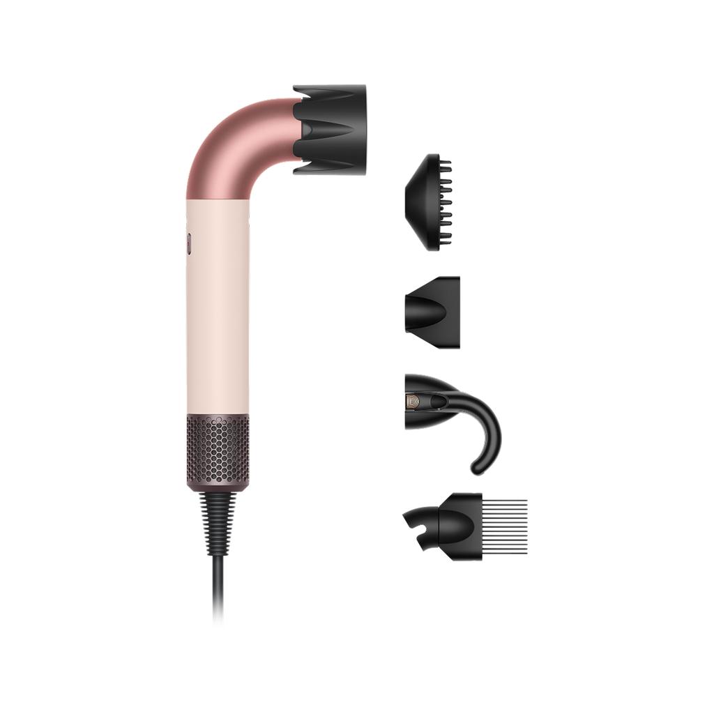 HD17 Dyson Supersonic Curly+Coily Ceramic Pink/Rose Gold Refurbished - Dyson refurbished available on Backmarket