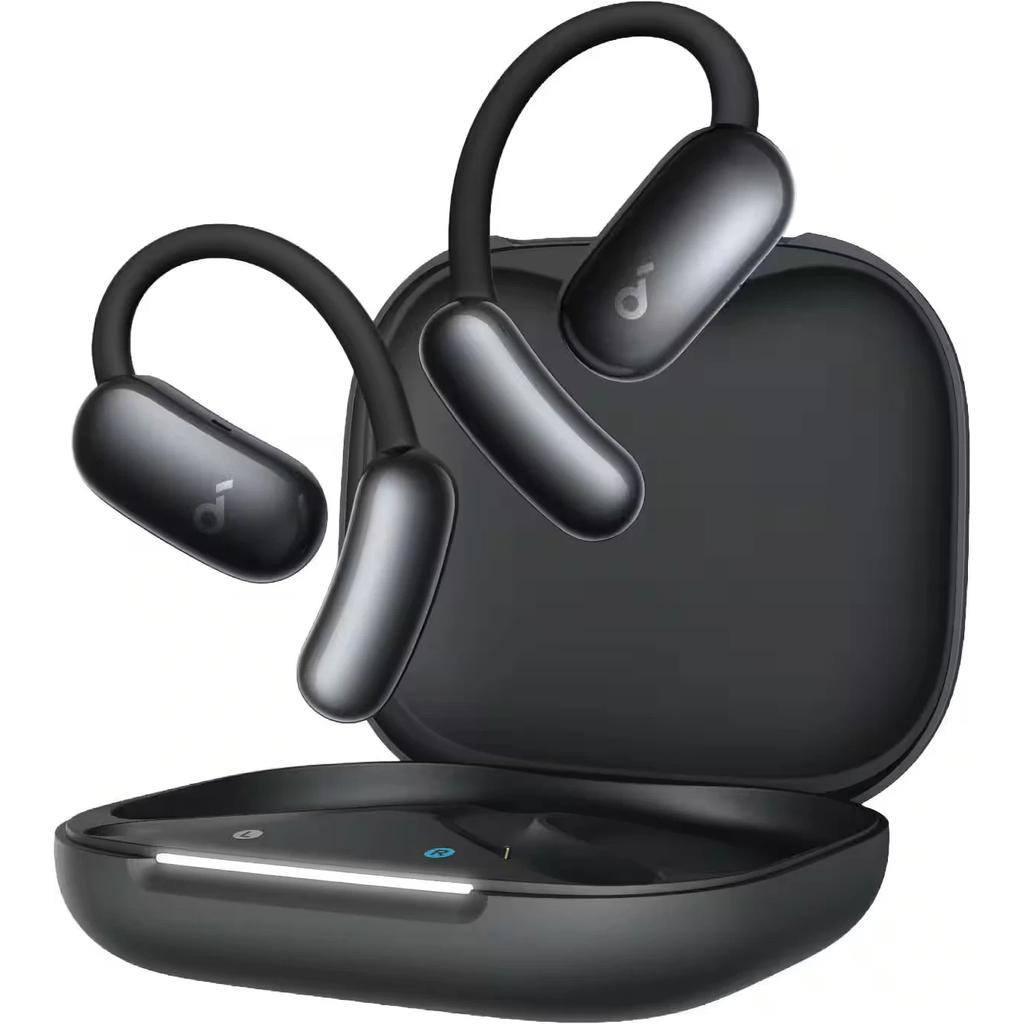 Soundcore AeroFit 2 Earbud Noise-Cancelling Bluetooth Earphones - Black Refurbished - Anker Soundcore refurbished available on Backmarket