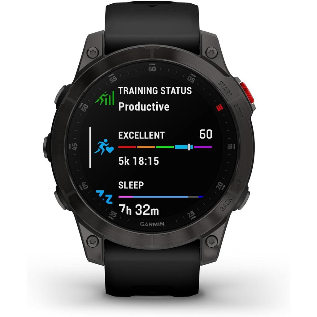Garmin Epix (Gen 2) Standard Bluetooth + Cellular 47 mm - Black Reconditionné - Garmin refurbished available on Backmarket