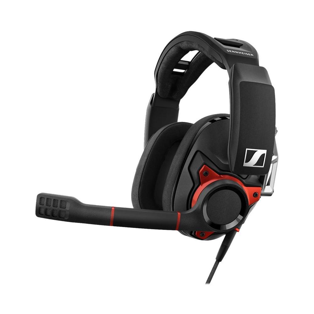 Sennheiser GSP 600 Noise cancelling Gaming Headphone with microphone - Black/Red Refurbished - Sennheiser refurbished available on Backmarket