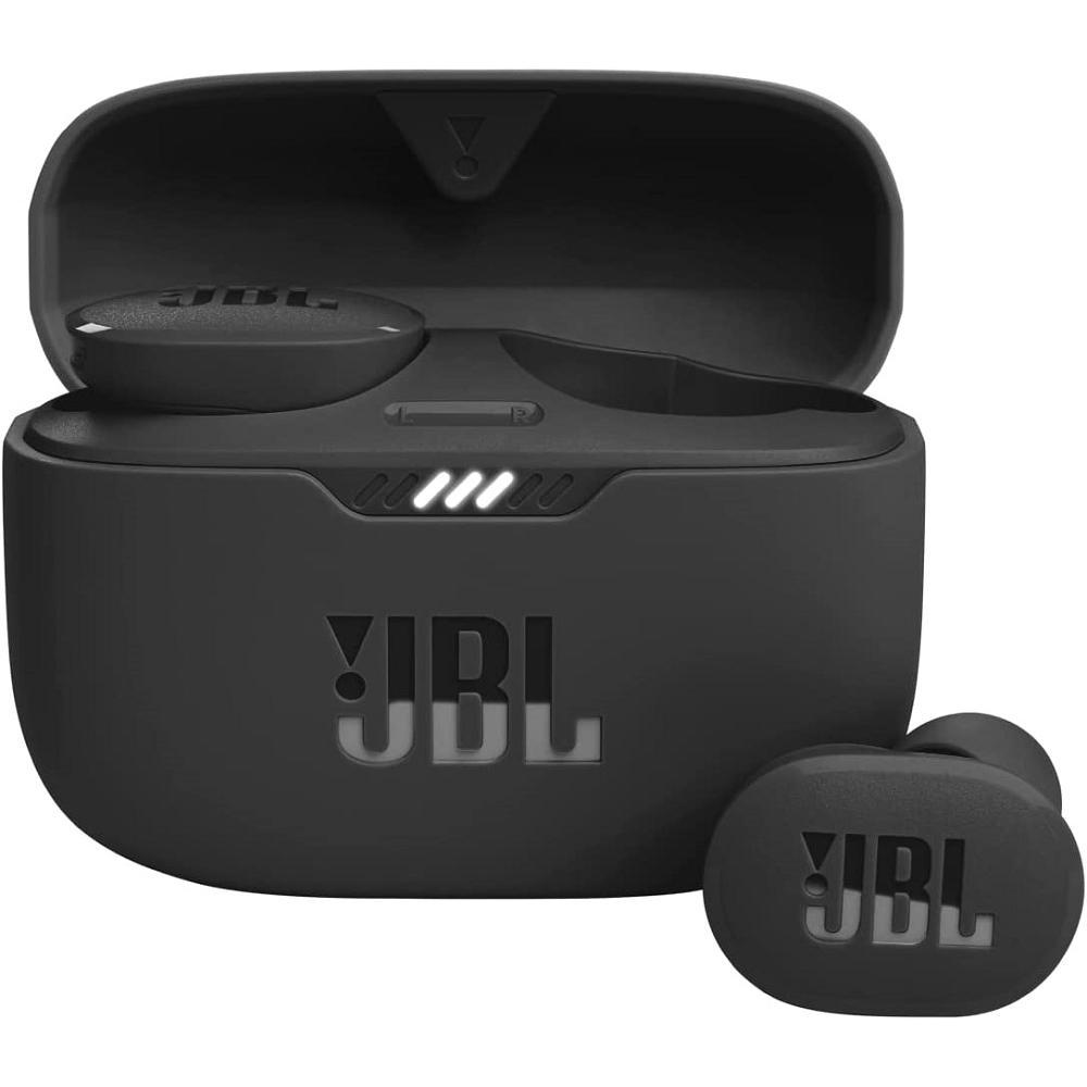 JBL Tune 130NC Earbud Noise-Cancelling Bluetooth Earphones - Black Refurbished - JBL refurbished available on Backmarket