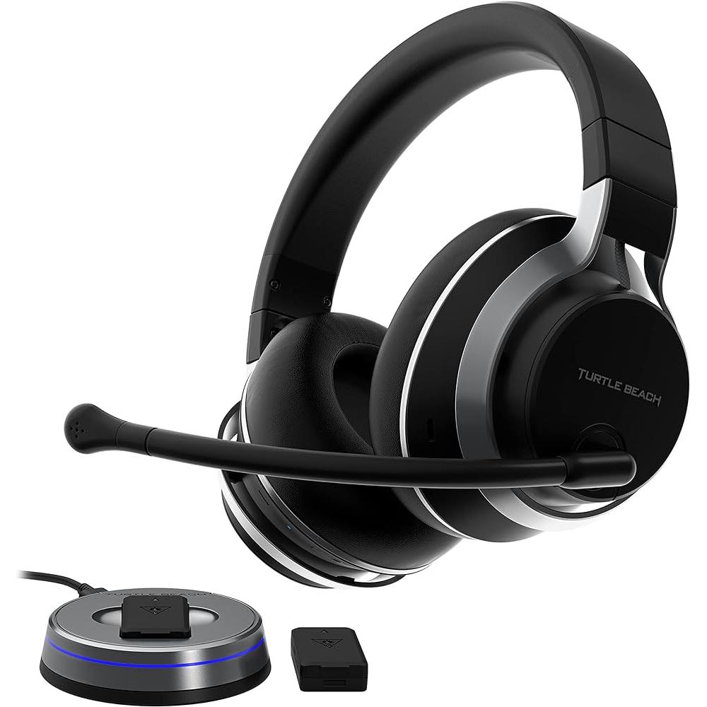 Turtle Beach Beach Stealth Pro Gaming Headphone Bluetooth with microphone - Black Refurbished - Turtle Beach refurbished available on Backmarket