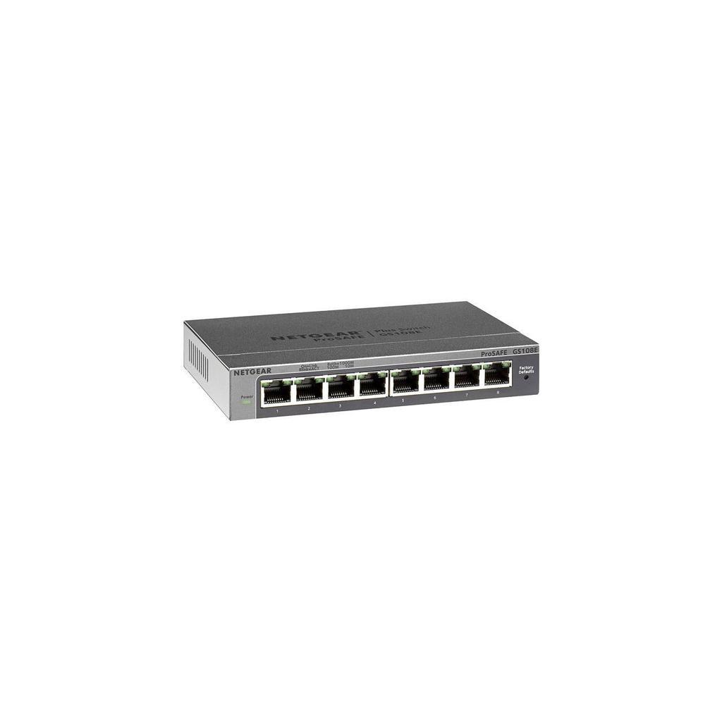 Switch Netgear Inc. GS108E-300NAS Reconditionné - Netgear refurbished available on Backmarket