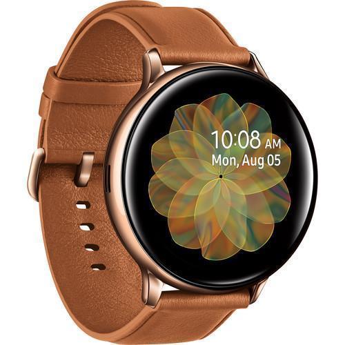 Smart Watch Samsung Galaxy Watch Active2 Sm-r835u 40 mm HR GPS - Gold Reconditionné - Samsung refurbished available on Backmarket