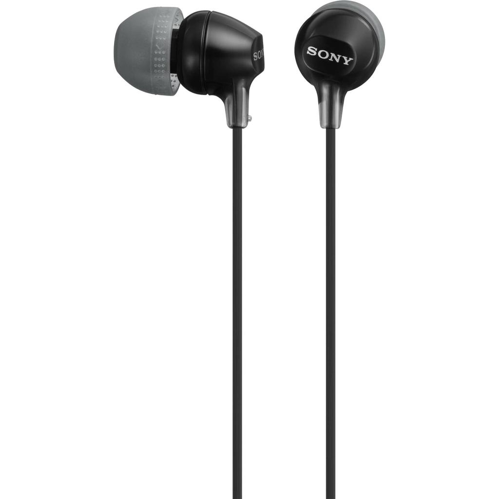 Sony MDR-EX15LP Earphones - Black Refurbished - Sony refurbished available on Backmarket