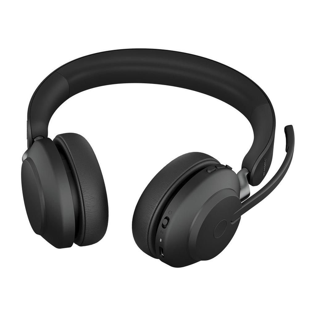 Jabra Evolve2 65 UC Noise cancelling Headphone Bluetooth with microphone - Black Refurbished - Jabra refurbished available on Backmarket
