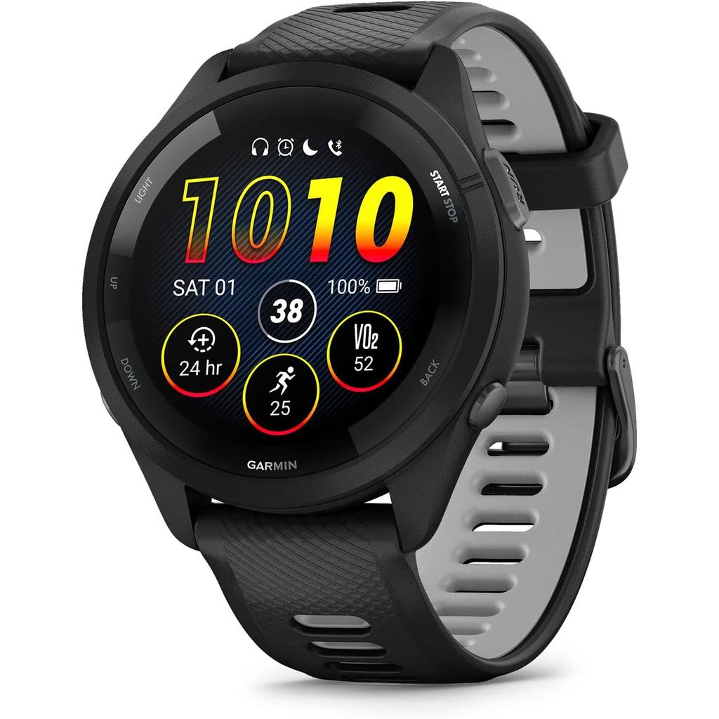 Garmin Forerunner 265S Bluetooth + Cellular 42 mm - Black Reconditionné - Garmin refurbished available on Backmarket