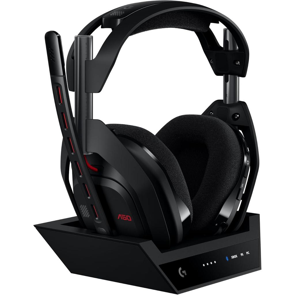Logitech G Astro A50 Noise cancelling Gaming Headphone Bluetooth with microphone - Black Reconditionné - Logitech refurbished available on Backmarket
