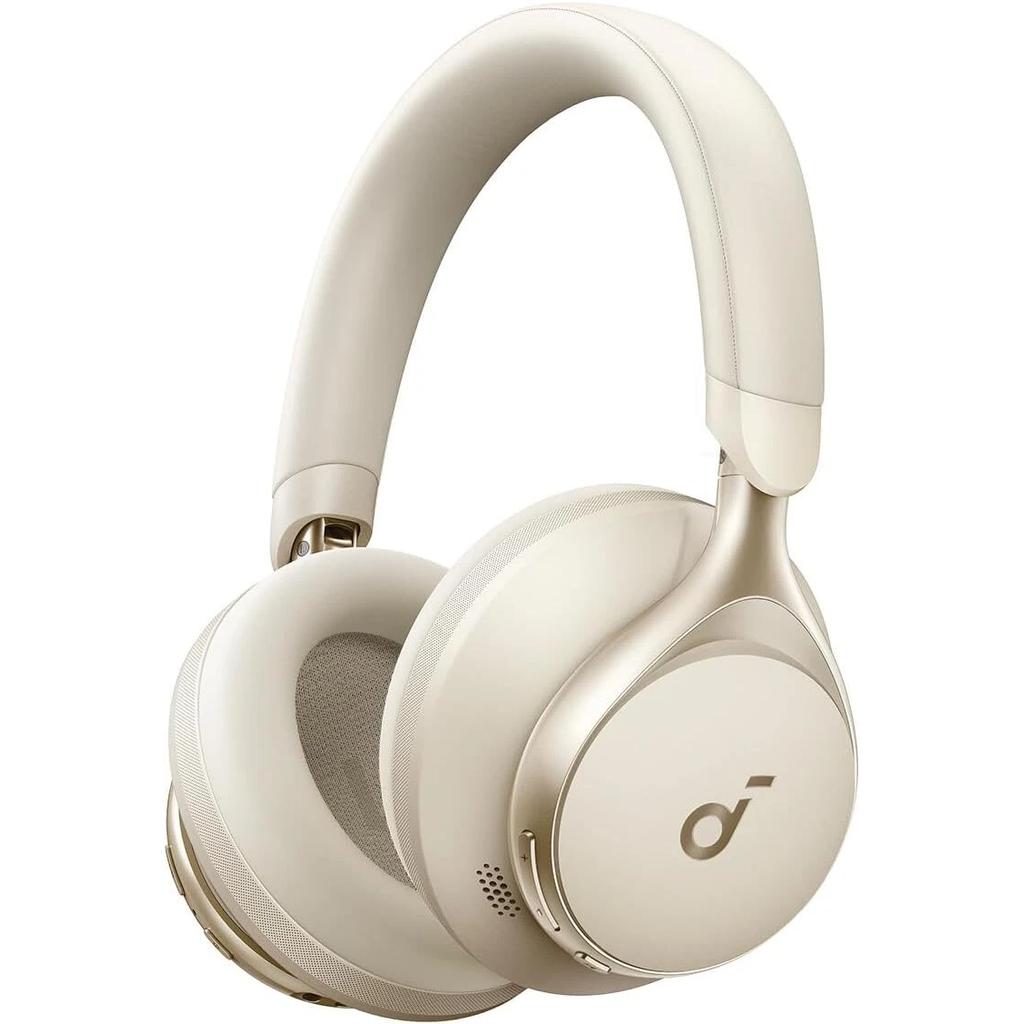 Soundcore Space One Noise cancelling Headphone Bluetooth with microphone - White Refurbished - Anker Soundcore refurbished available on Backmarket