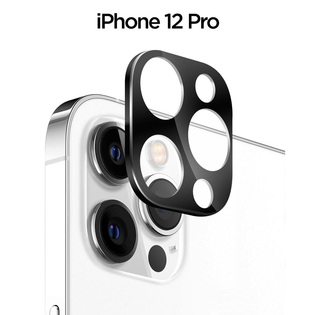 iPhone 12 Pro (6.1) - Aluminum Camera Lens Glass Protector {Pro Only!} Refurbished - N/A (ou "xBase" si vous considérez que c refurbished available on Backmarket