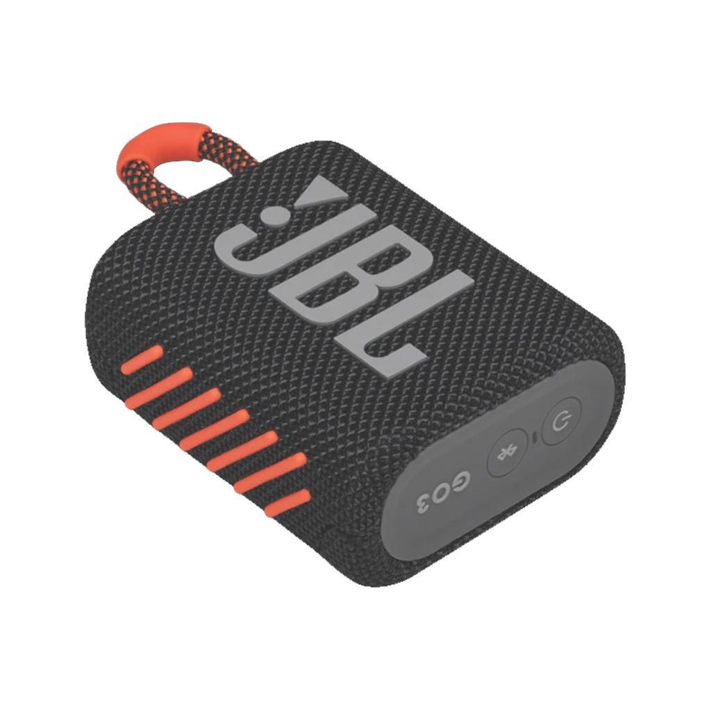 JBL Go 3 Bluetooth speakers - Black/Orange Refurbished - JBL refurbished available on Backmarket