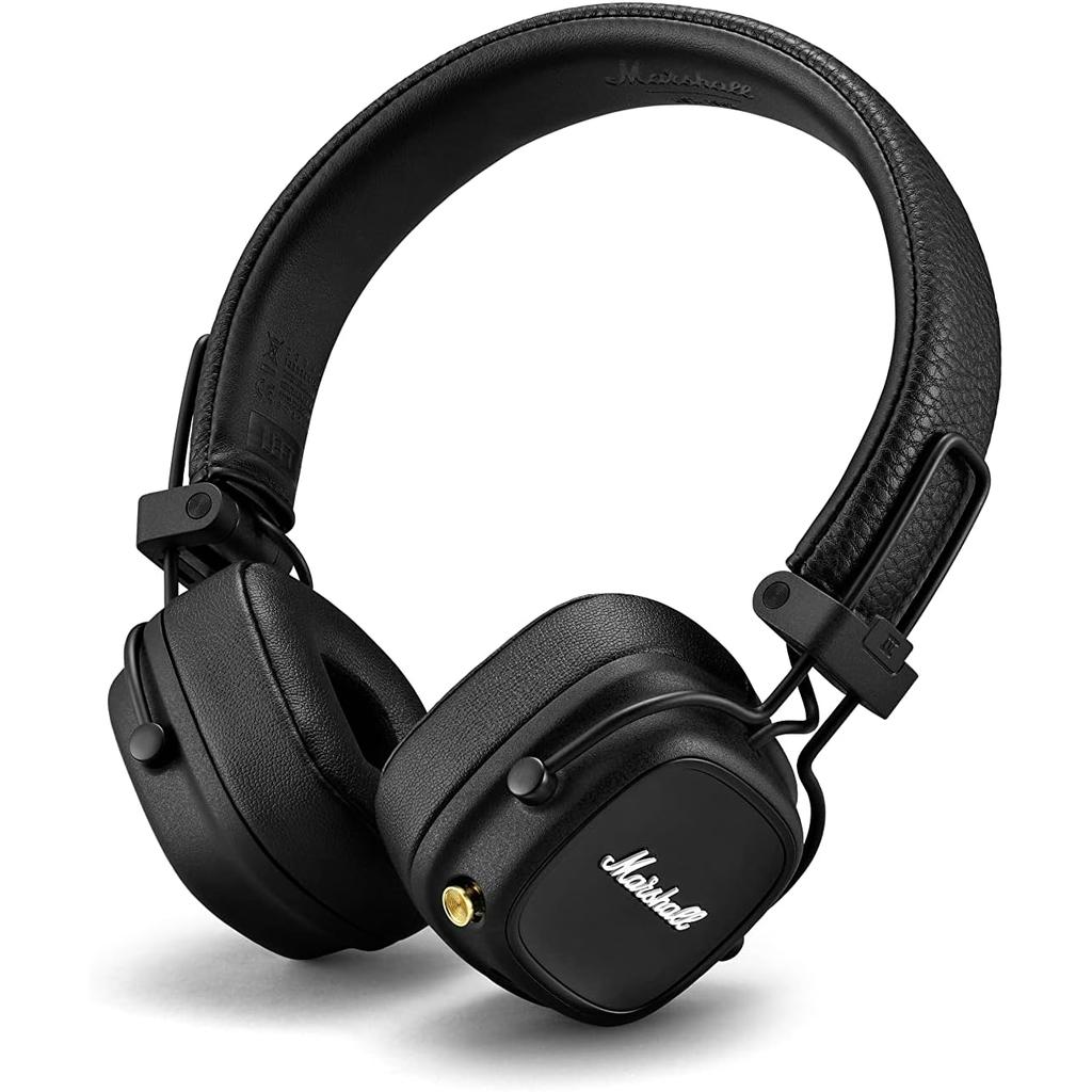 Marshall MAJOR IV Headphone Bluetooth with microphone - Black Refurbished - Marshall refurbished available on Backmarket