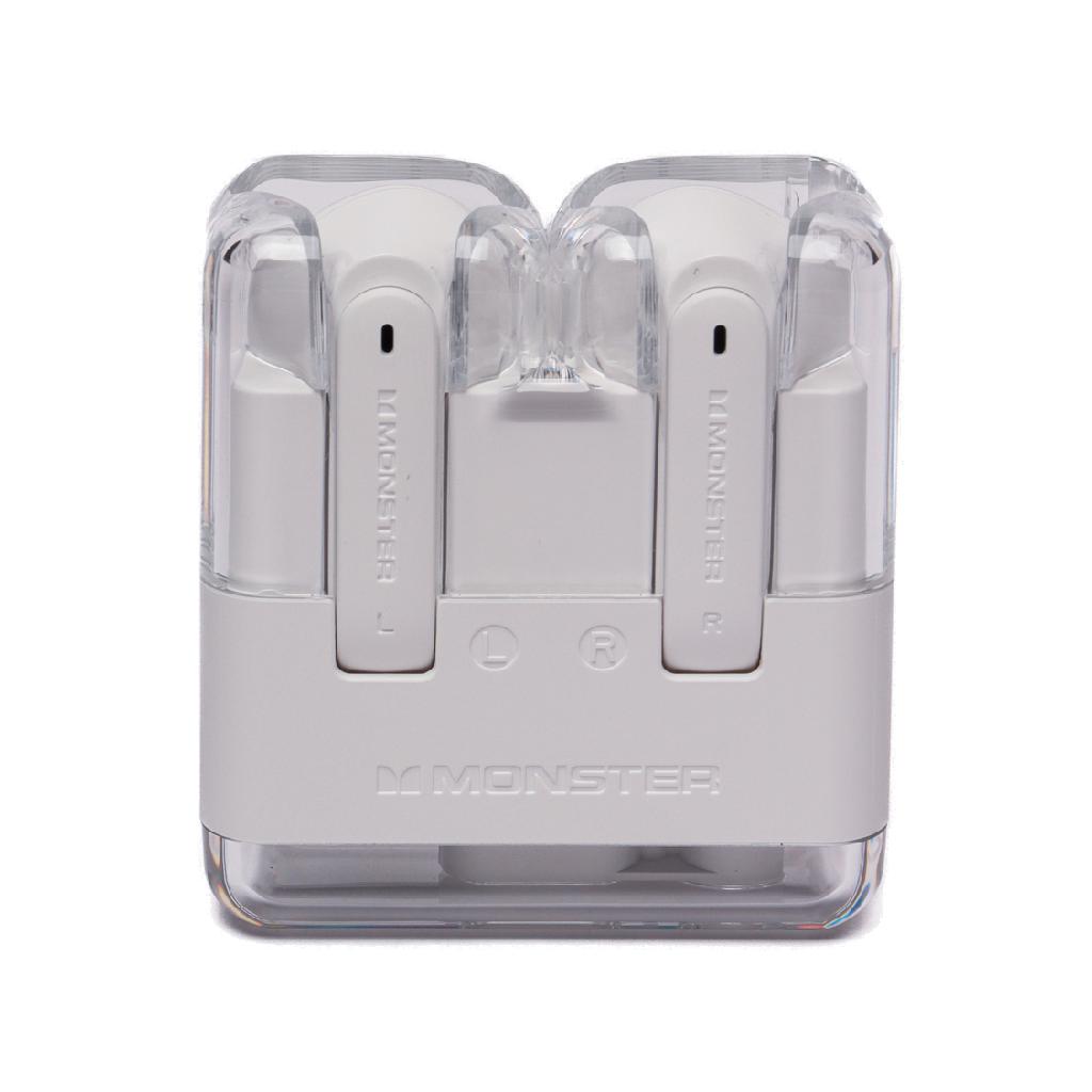 Monster AirMars XKT12 Earbud Noise-Cancelling Bluetooth Earphones - White Refurbished - Monster Energy refurbished available on Backmarket