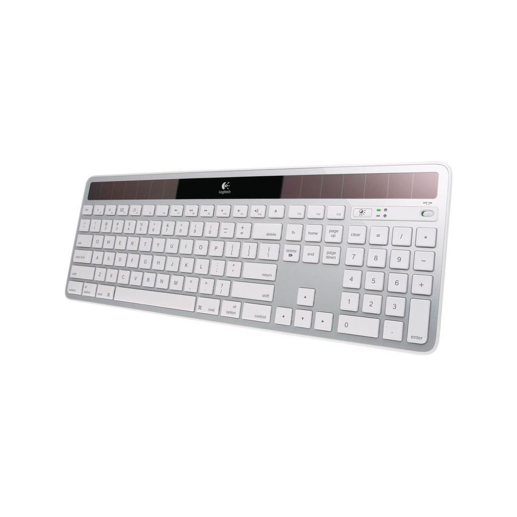 Logitech Keyboard QWERTY Wireless Backlit Keyboard K750 Refurbished - Logitech refurbished available on Backmarket