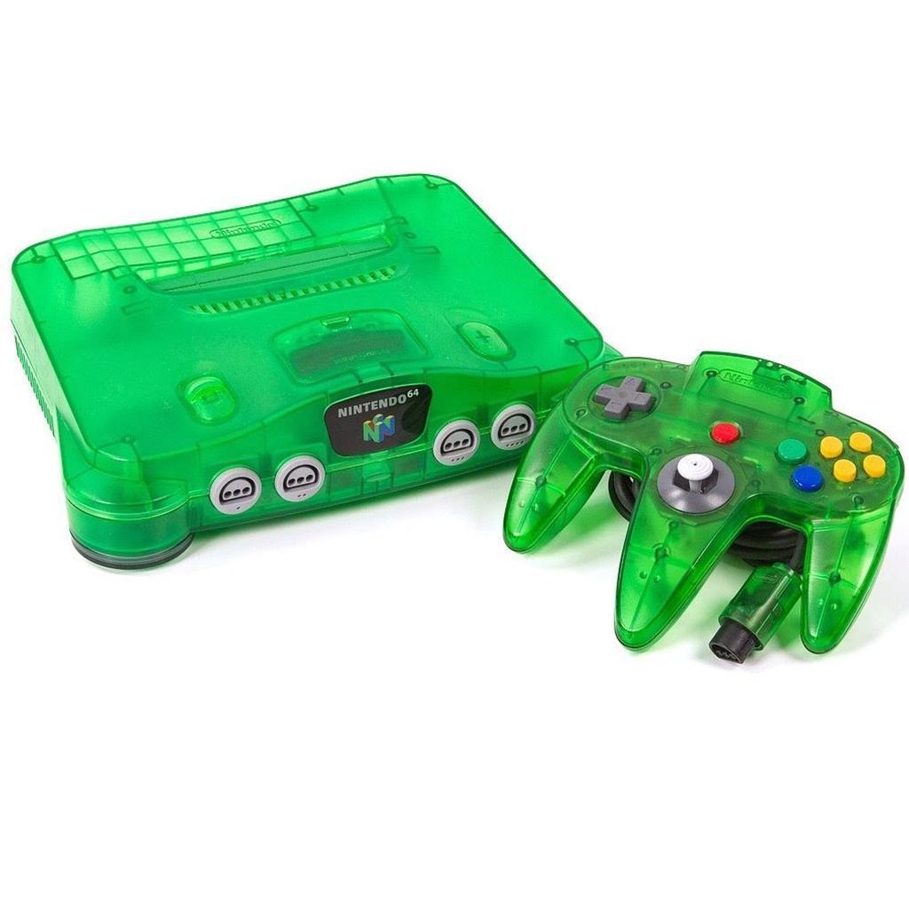 Buy Nintendo 64 System - Jungle Green Refurbished - $323.43 Nintendo 64 System - Jungle Green Refurbished - Nintendo refurbished available on Backmarket