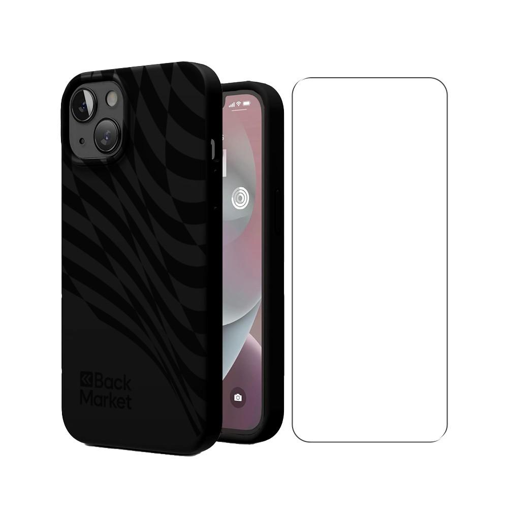 Back Market Case iPhone 14 and protective screen - 100% Biodegradable - Black Wave Reconditionné - Back Market refurbished available on Backmarket