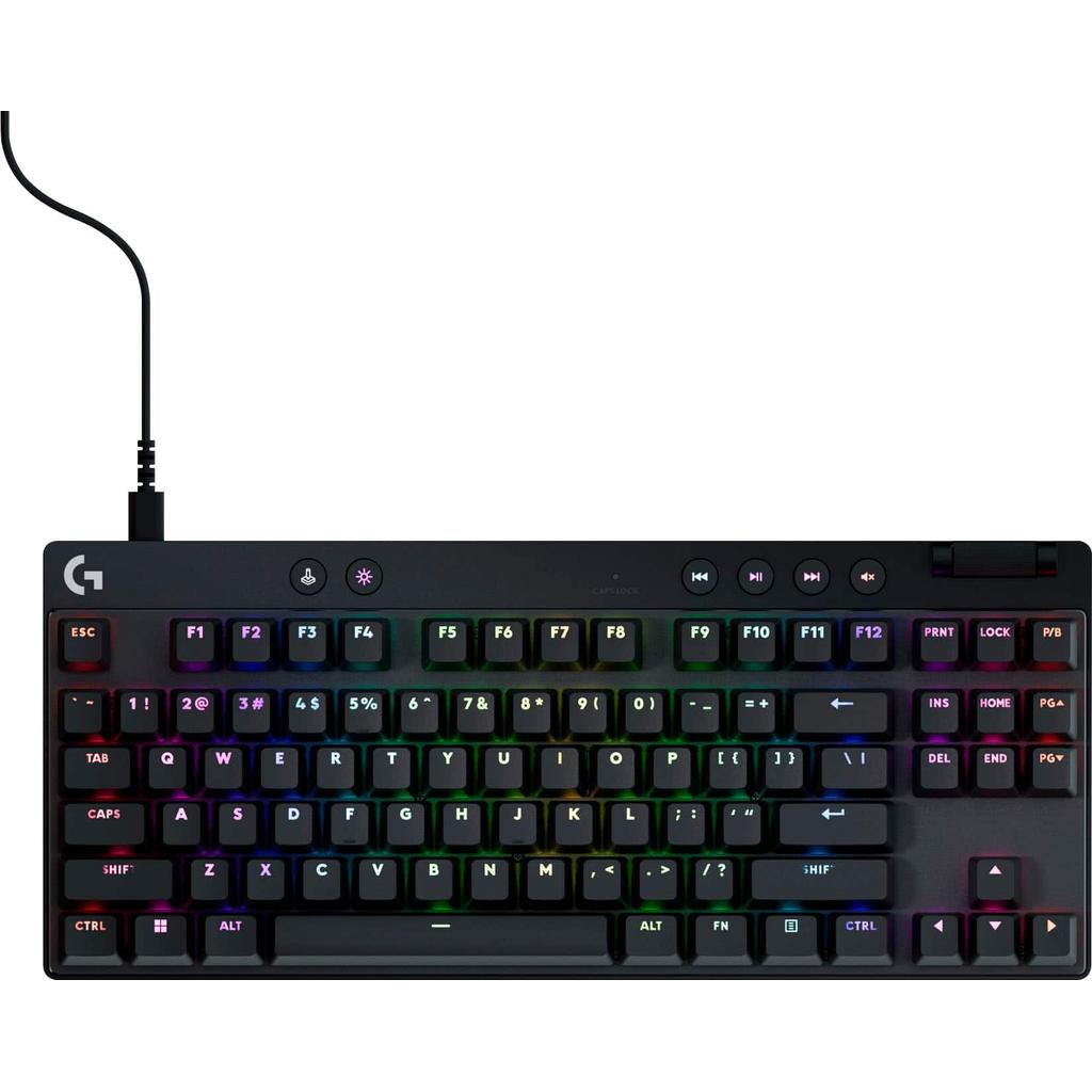 Logitech Keyboard QWERTY Wireless Backlit Keyboard PRO X TKL RAPID Refurbished - Logitech refurbished available on Backmarket