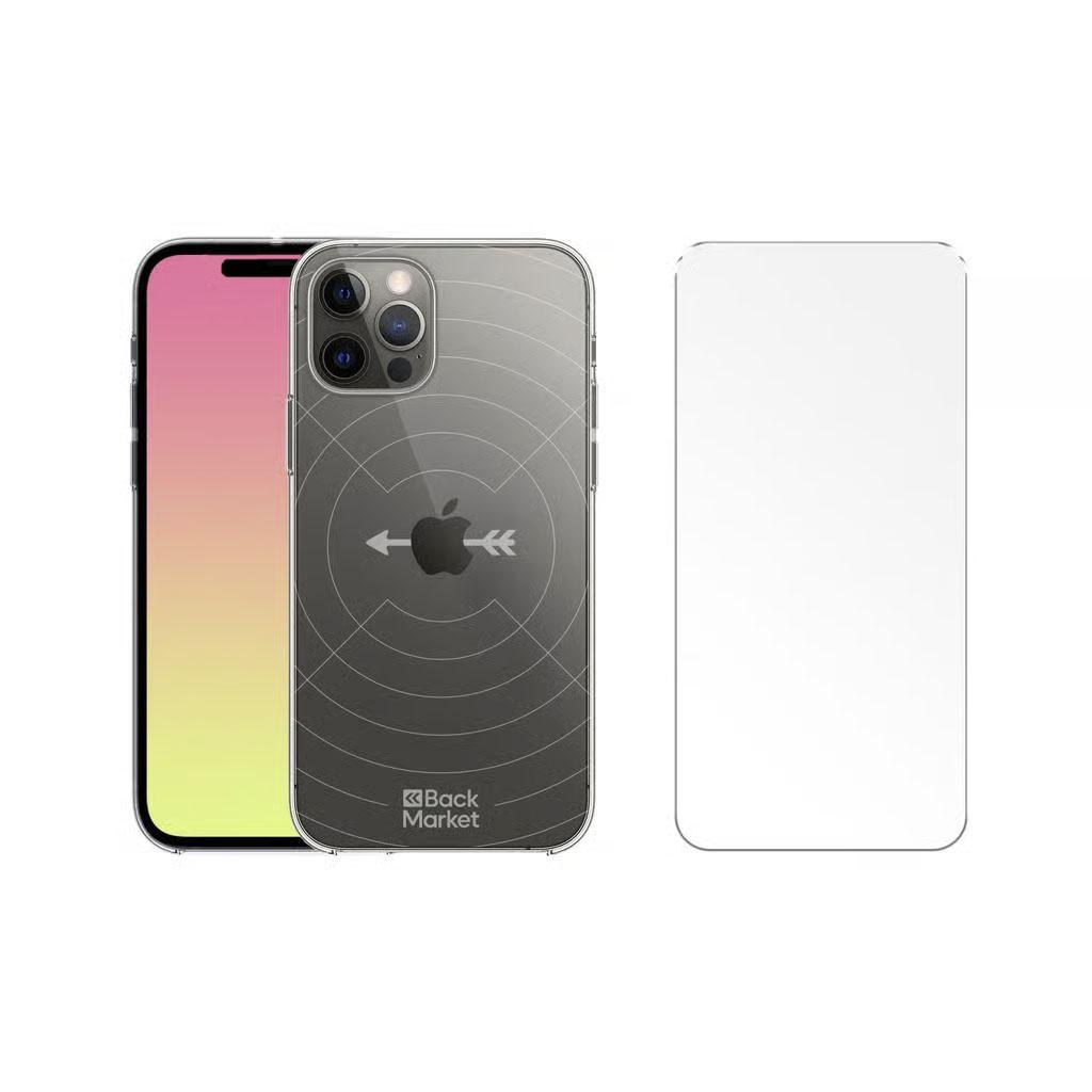 Back Market iPhone 15 Pro Max and protective screen - GRS 4.0 Recycled plastic - Transparent Refurbished - Back Market refurbished available on Backmarket