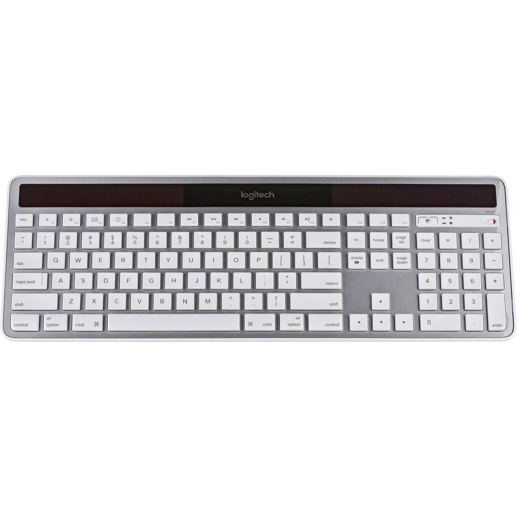 Logitech Keyboard QWERTY Wireless K750 Refurbished - Logitech refurbished available on Backmarket