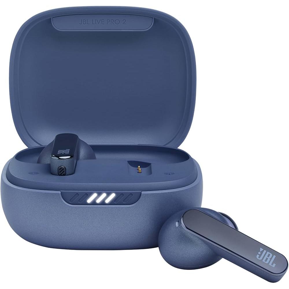 JBL Live Pro 2 TWS Earbud Noise-Cancelling Bluetooth Earphones - Blue Refurbished - JBL refurbished available on Backmarket