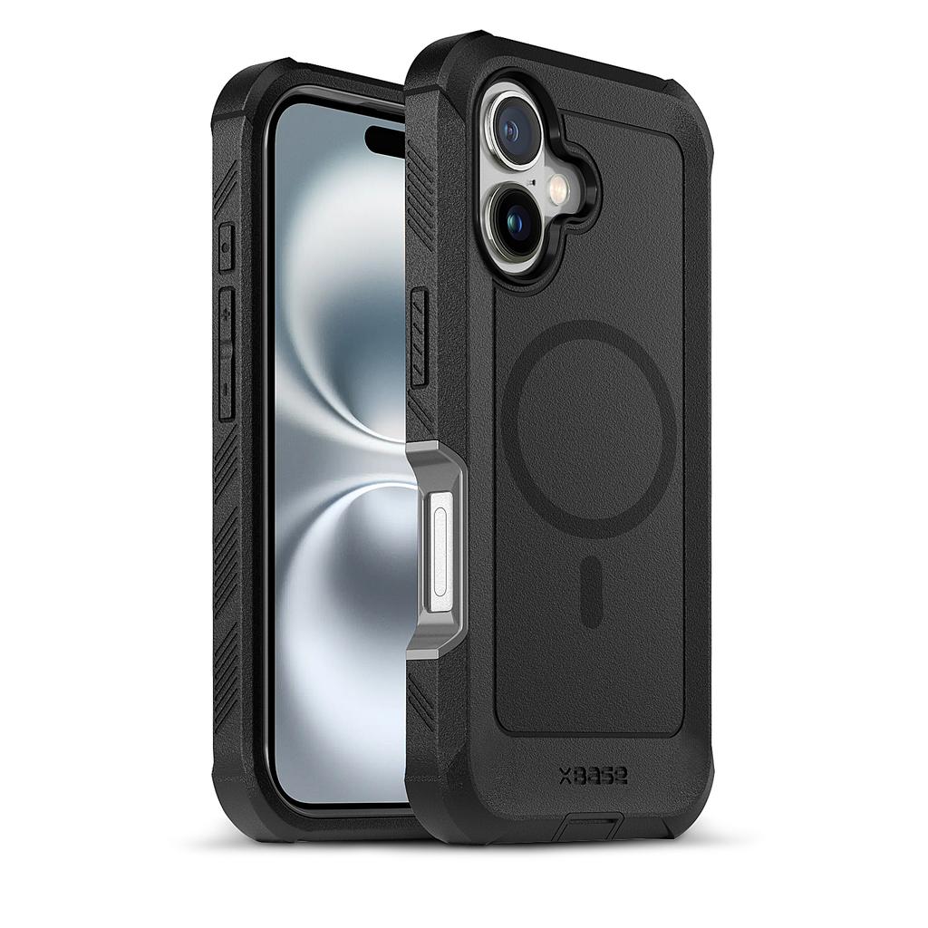 iPhone 16 case - Plastic - Black Refurbished - N/A (ou "xBase" si vous considérez que c refurbished available on Backmarket
