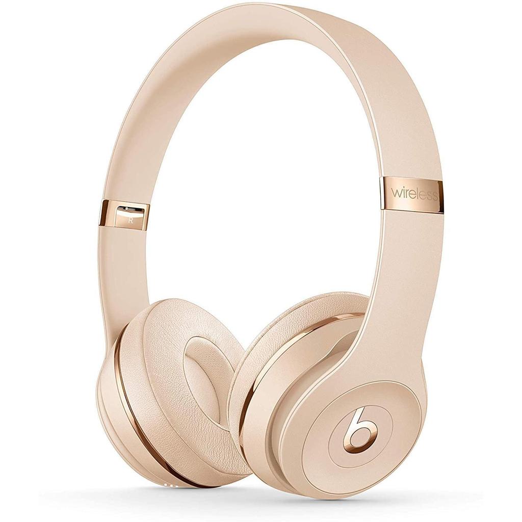Beats By Dr. Dre Solo 3 Noise cancelling Headphone Bluetooth - Satin Gold Reconditionné - Beats by Dr. Dre refurbished available on Backmarket