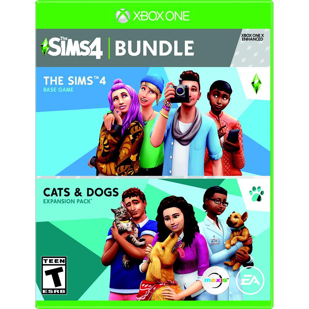The Sims 4 Plus Cats & Dogs Bundle - Xbox One Refurbished - Electronic Arts (ou EA) refurbished available on Backmarket