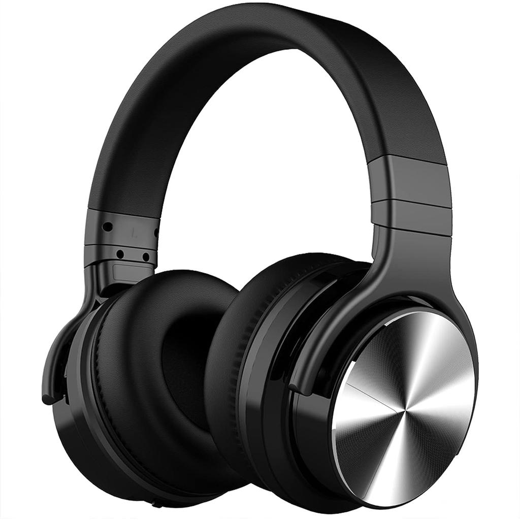 Silensys E7 PRO Active Noise cancelling Headphone Bluetooth with microphone - Black Refurbished - Silentnight (assuming it's a typo for the mattress brand refurbished available on Backmarket