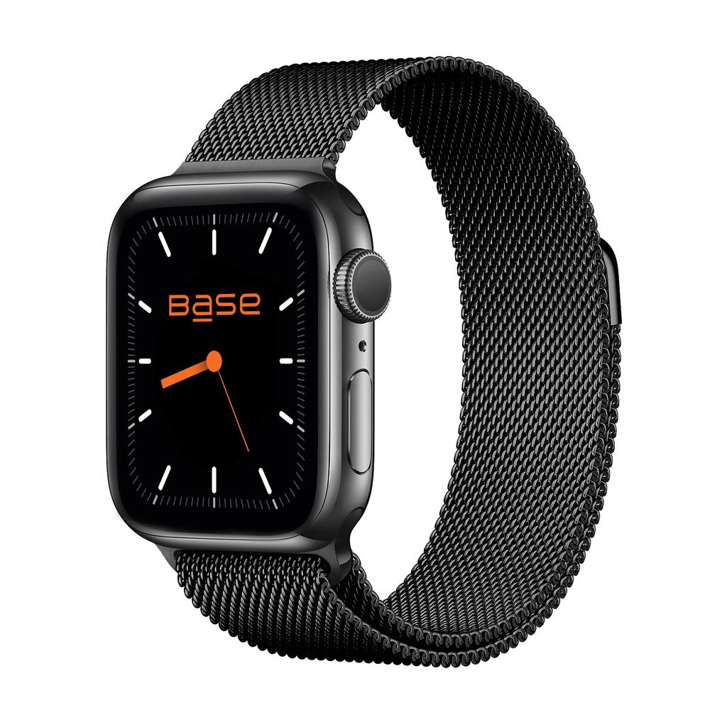 Stainless Steel Watch Band for Apple Series 1/2/3/4/5/6/7/SE - Small (38/40/41mm) - Black Reconditionné - N/A (ou "xBase" si vous considérez que c refurbished available on Backmarket