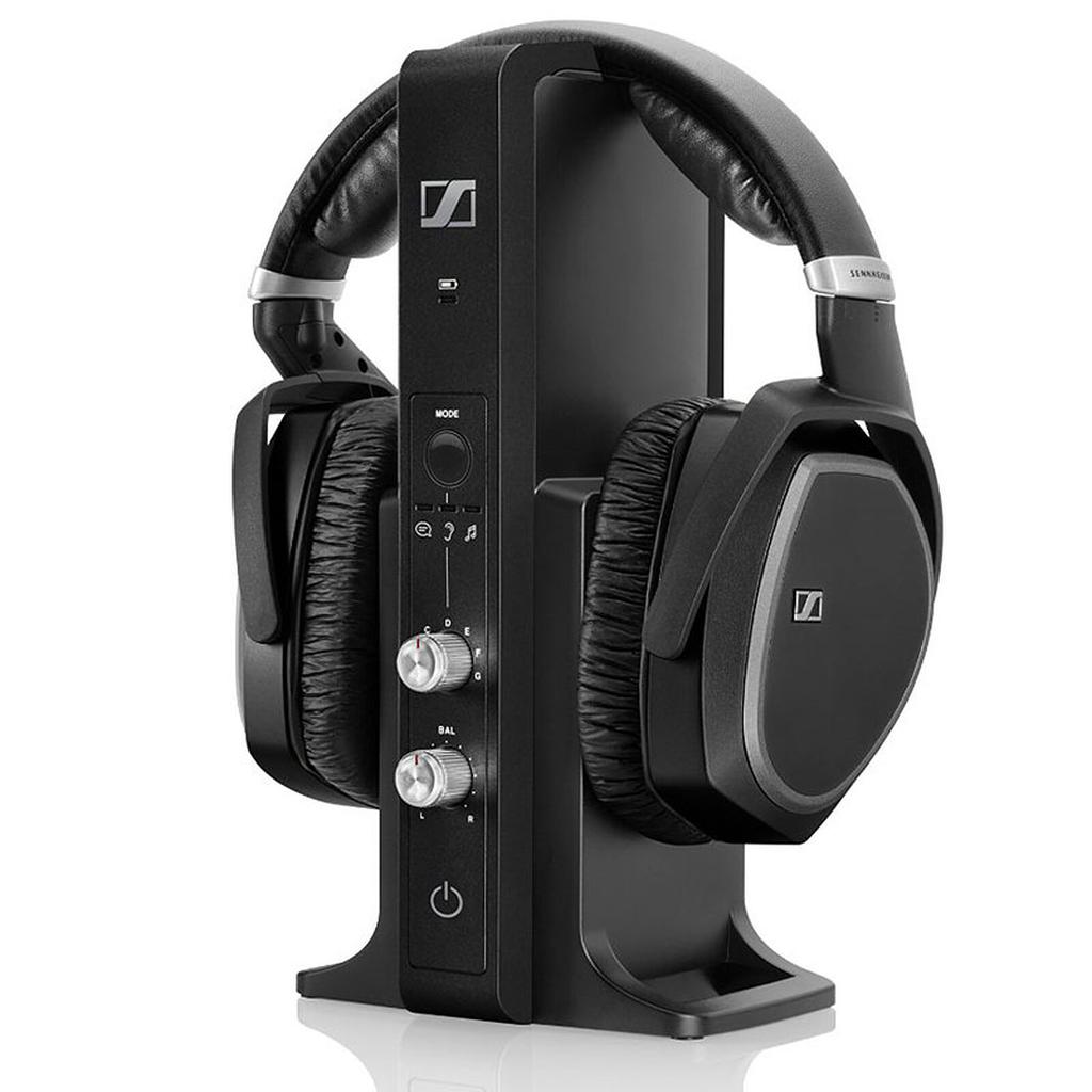 Sennheiser RS 195 Noise cancelling Headphone Bluetooth - Black Reconditionné - Sennheiser refurbished available on Backmarket