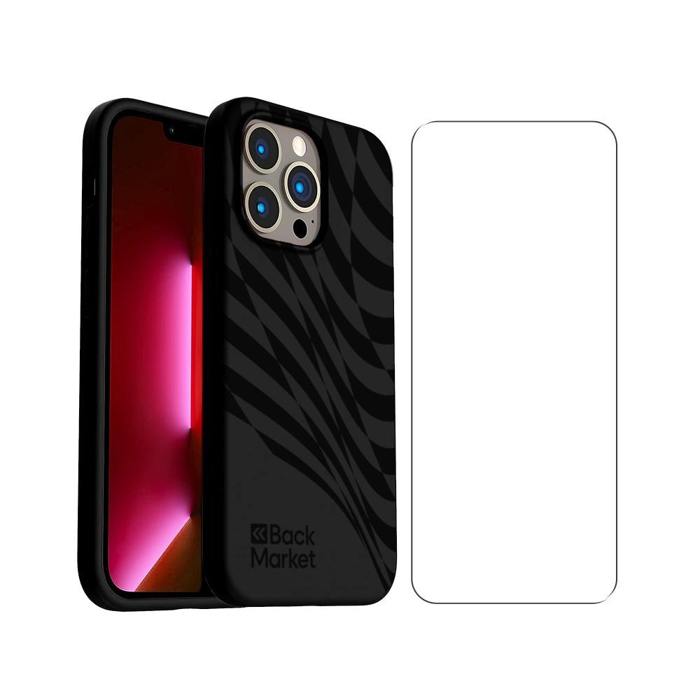 Back Market Case iPhone 13 Pro Max and protective screen - 100% Biodegradable - Black Wave Refurbished - Back Market refurbished available on Backmarket