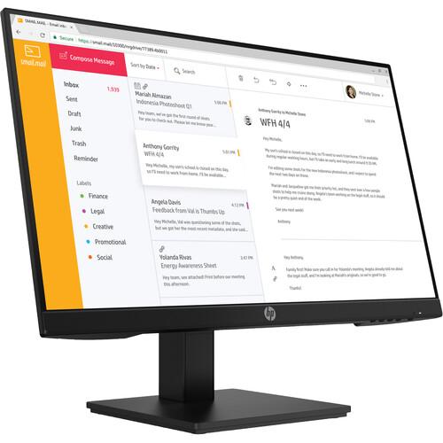 Hp 23-inch Monitor 1920 x 1080 LCD (P24H G4) Reconditionné - Hewlett-Packard (ou HP en abrégé) refurbished available on Backmarket