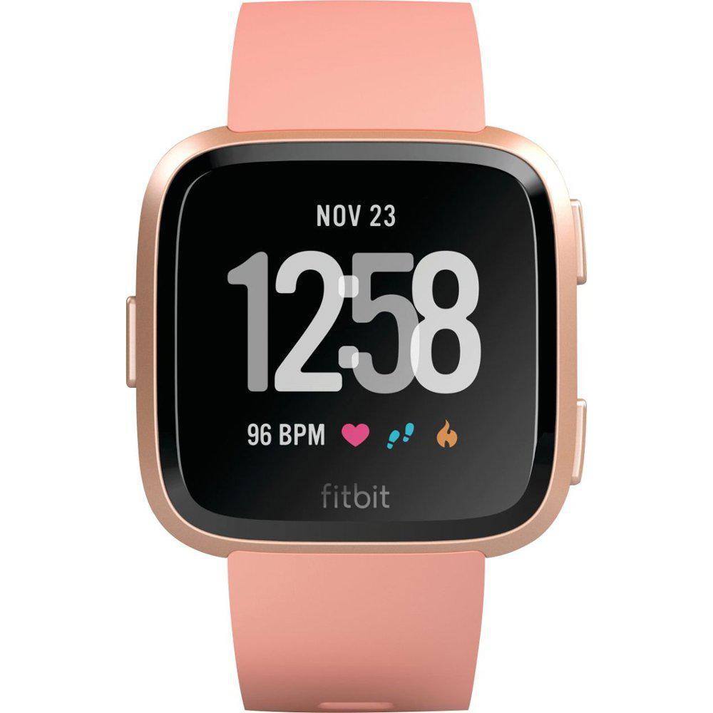 Fitbit Smart Watch Versa HR GPS - Peach / Rose Gold Reconditionné - Fitbit refurbished available on Backmarket