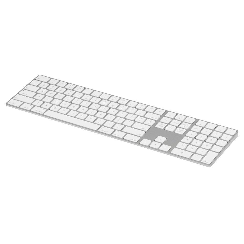 Magic Keyboard () Num Pad Wireless - White - QWERTY - English (US) Refurbished - Apple refurbished available on Backmarket