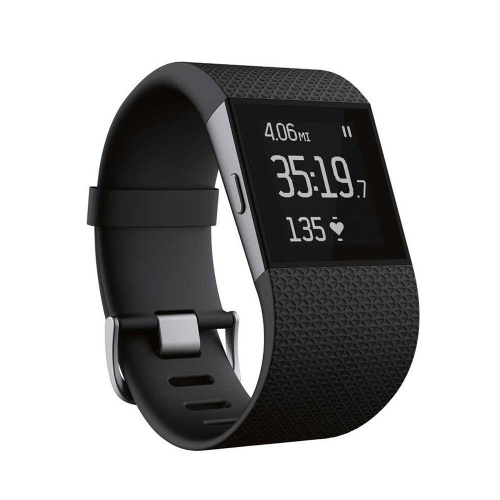 Fitbit Smart Watch Surge HR GPS - Black Reconditionné - Fitbit refurbished available on Backmarket