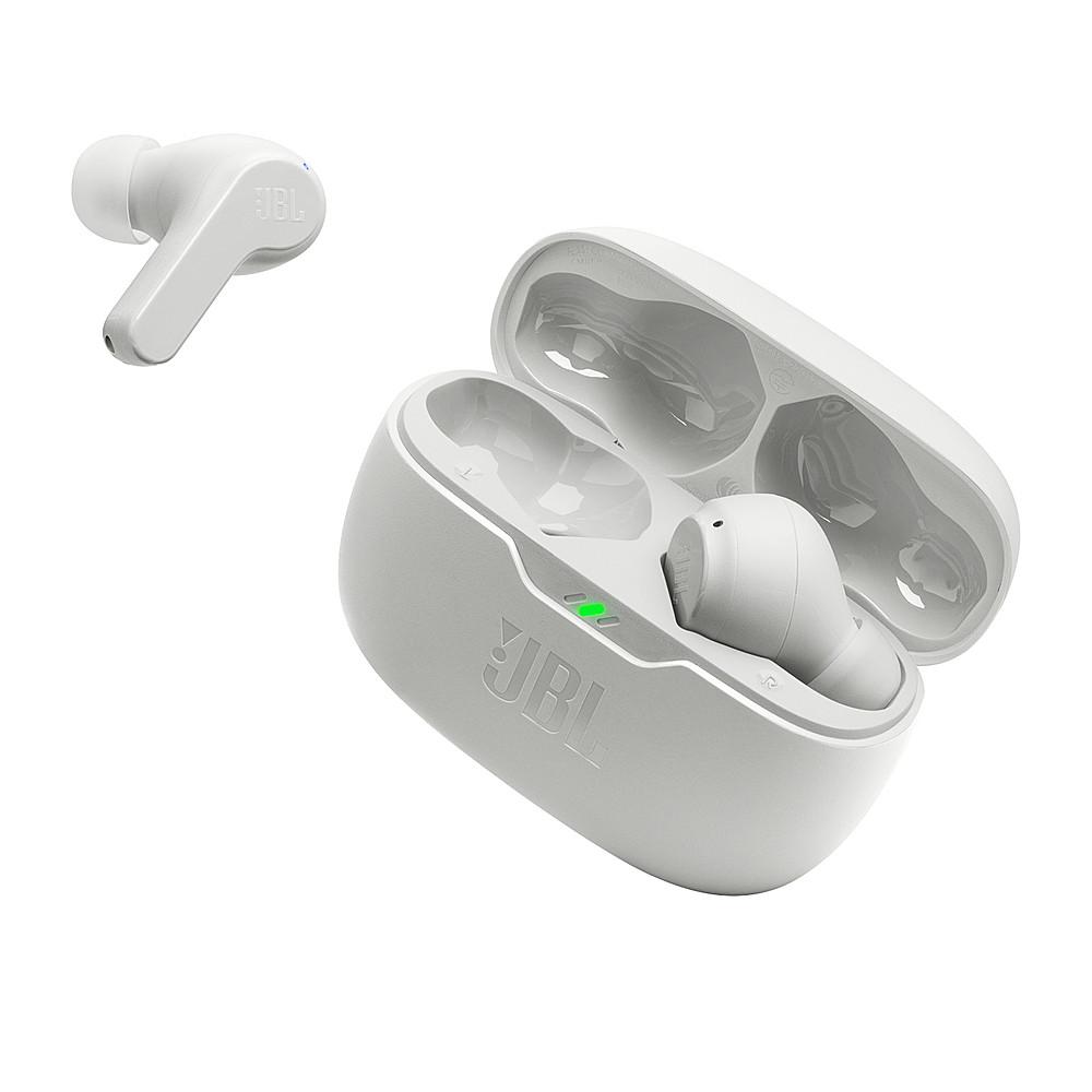 JBL Vibe Beam Earbud Noise-Cancelling Bluetooth Earphones - White