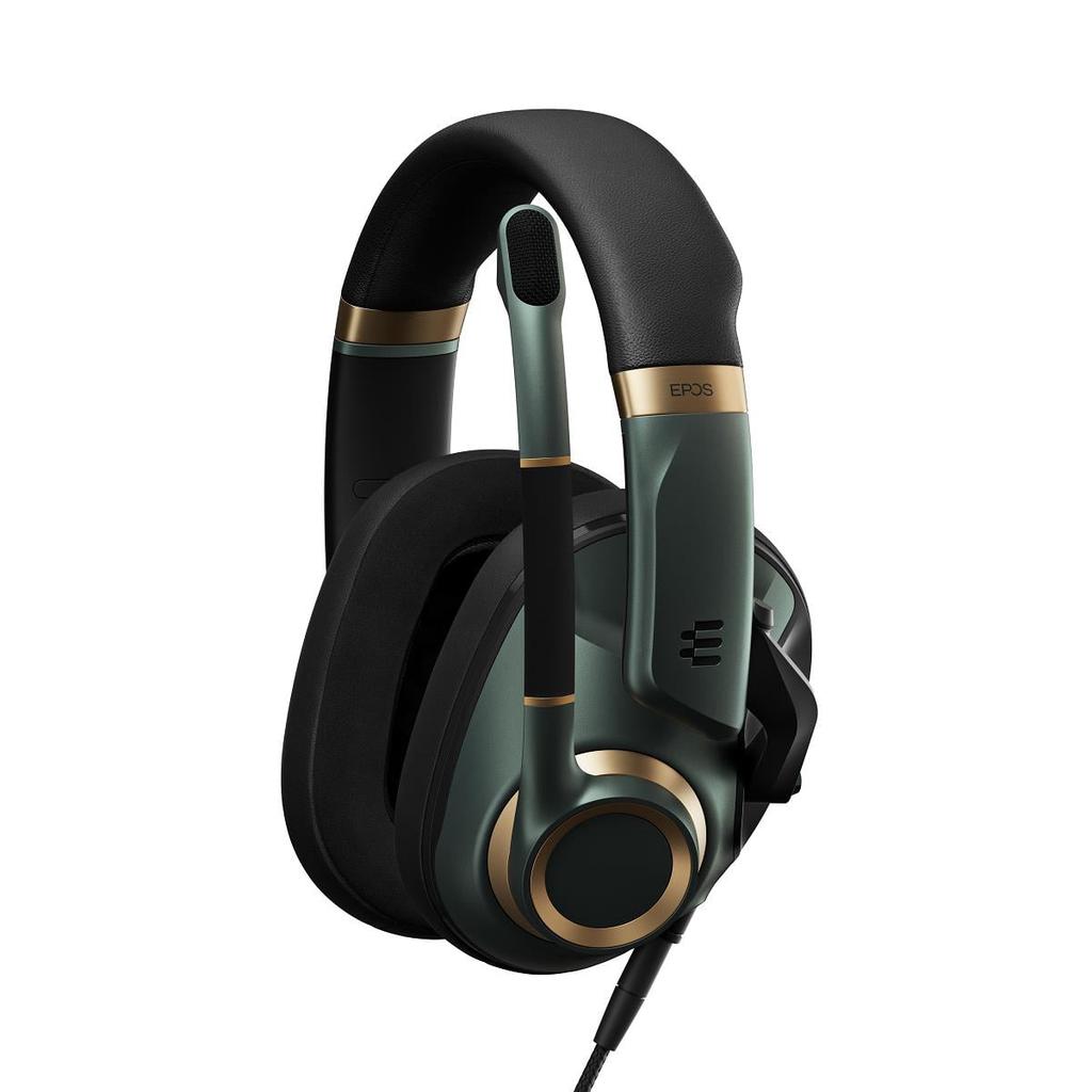 Epos H6 PRO Racing Green Noise cancelling Gaming Headphone with microphone - Blue Refurbished - Epos est une marque connue, mais il est possible qu'il refurbished available on Backmarket
